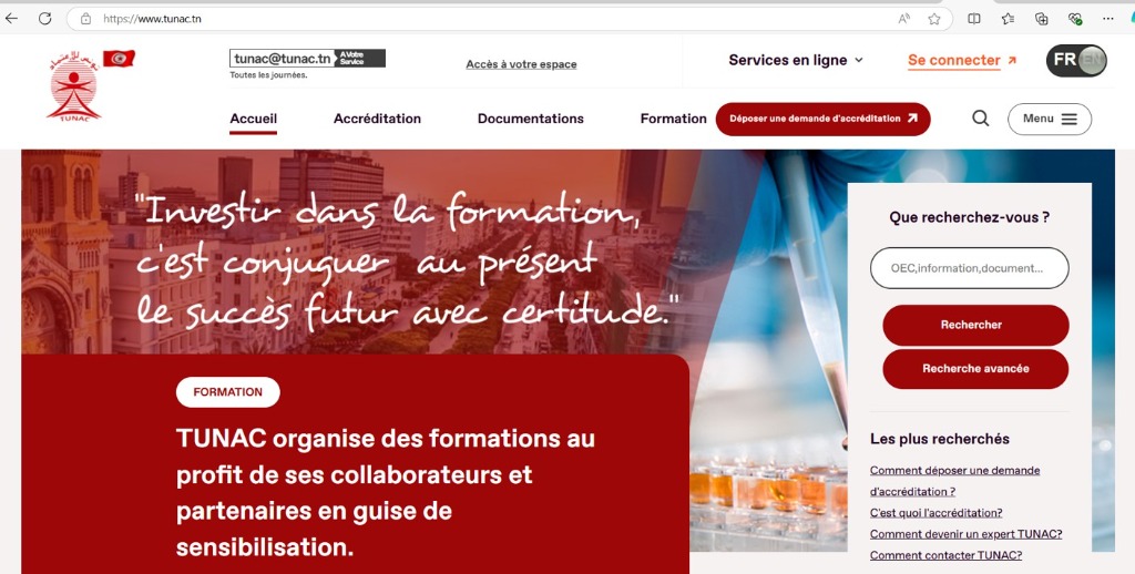 TUNAC Website